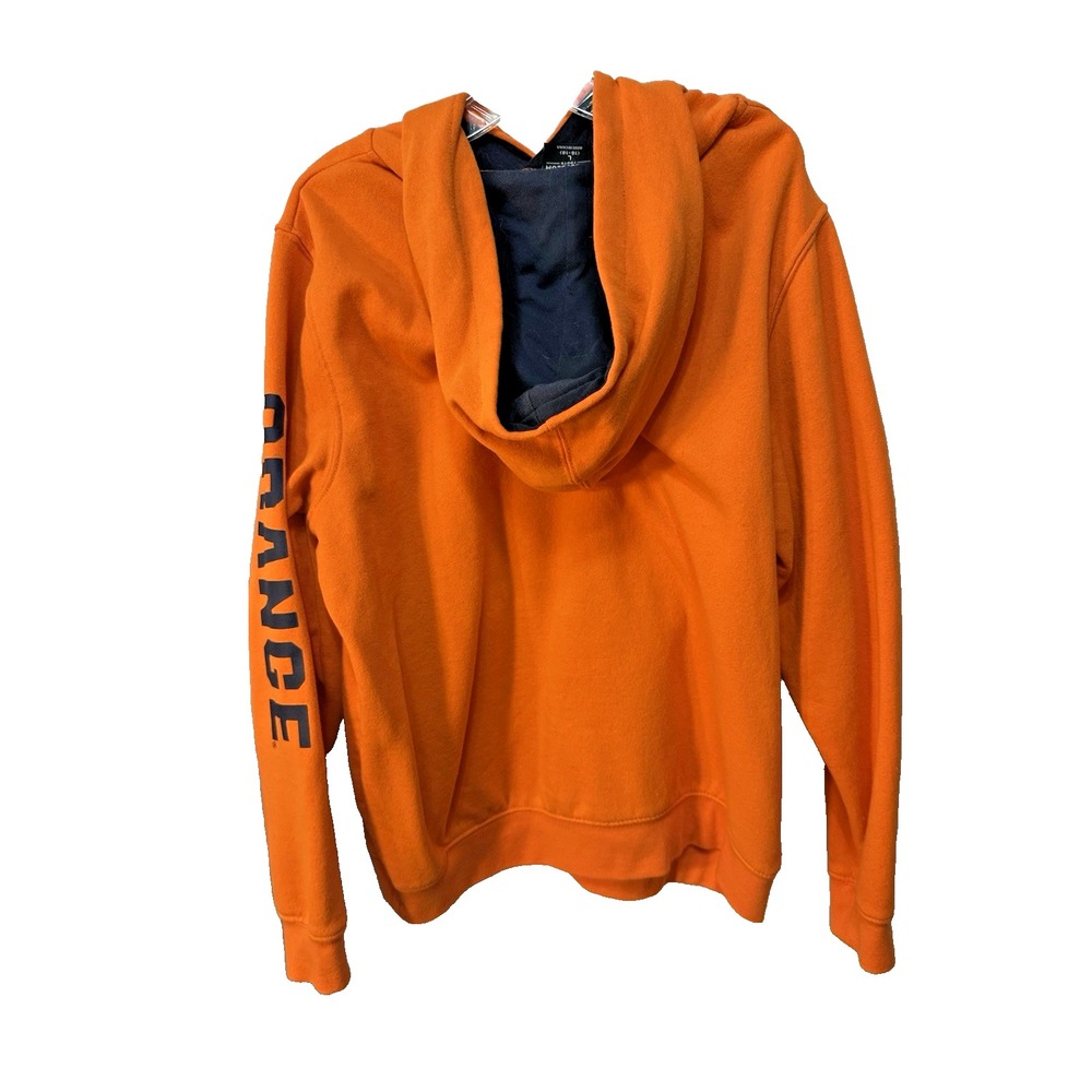 Syracuse Orange Youth L 16-18 Colosseum 2-Hit Pullover Hoodie Sweatshirt - Picture 2 of 10